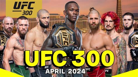 date of ufc 300